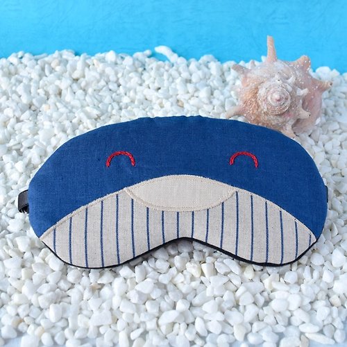 日本眼罩專賣店 upgrand 鯨魚 Blue 眼罩/旅遊/睡眠/端午節/
