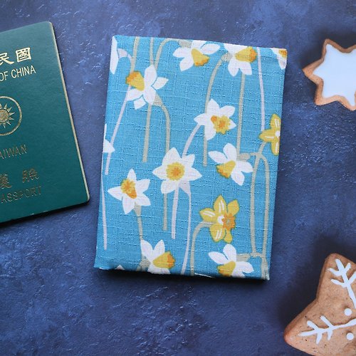 秋葉手作 【花朵】限量 純棉布料手作 護照套 護照夾 護照包