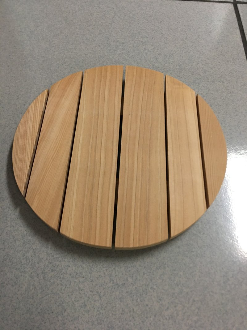 Taiwan cypress round insulation pad - Place Mats & Dining Décor - Wood 