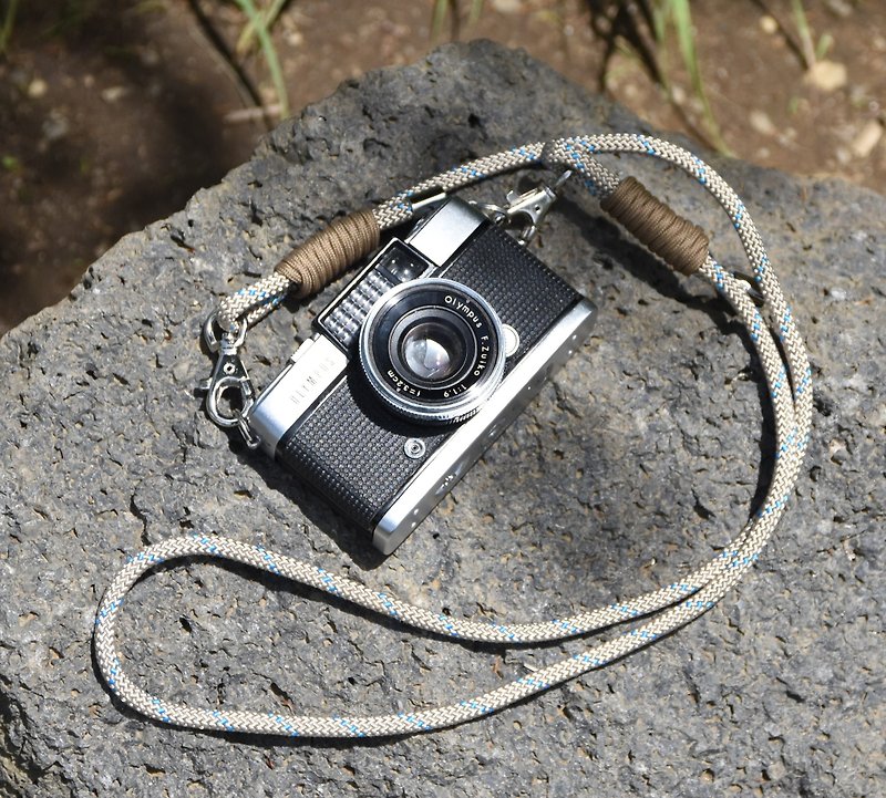 アウトドアロープのカメラストラップ / ベージュ - 相機帶/腳架 - 其他人造纖維 金色