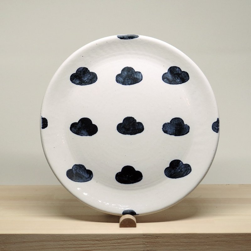 [Summer] - small disc - thick cumulus - Small Plates & Saucers - Other Materials White