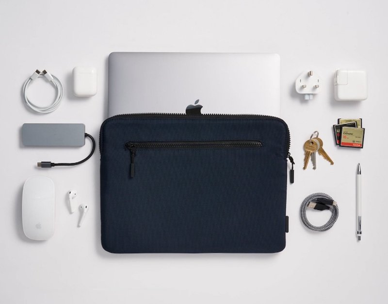 Pipetto MacBook 13"/14" Organiser - Ripstop Computer Bag - Navy Blue - Tablet & Laptop Cases - Nylon Blue