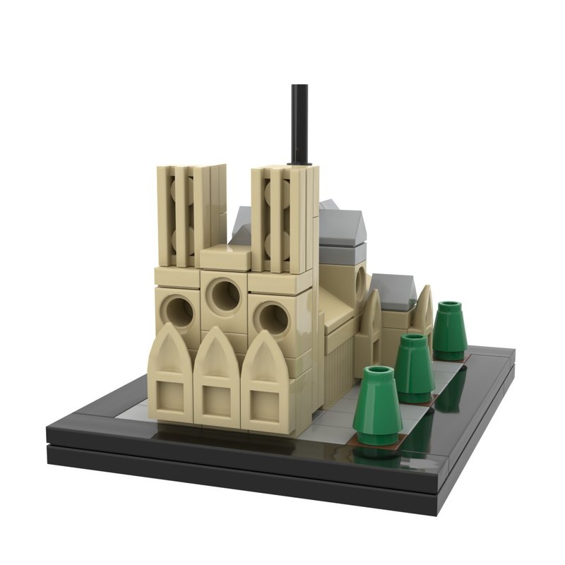 Archbrick Notre-Dame de Paris Brick - ตุ๊กตา - พลาสติก หลากหลายสี