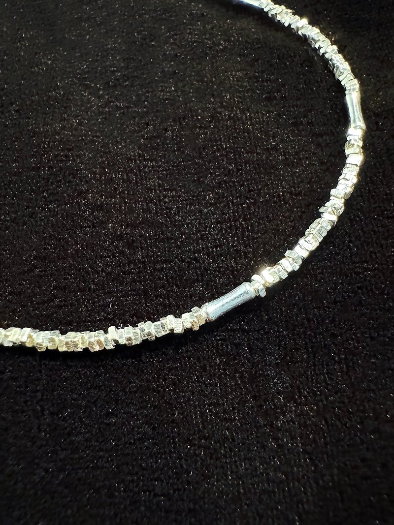 925 Sterling Silver Necklace - สร้อยคอ - เงินแท้ สีเงิน