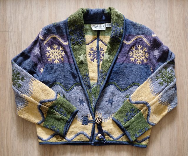 ヴィンテージ ノーザン 冬 エスニック トーテム タペストリー