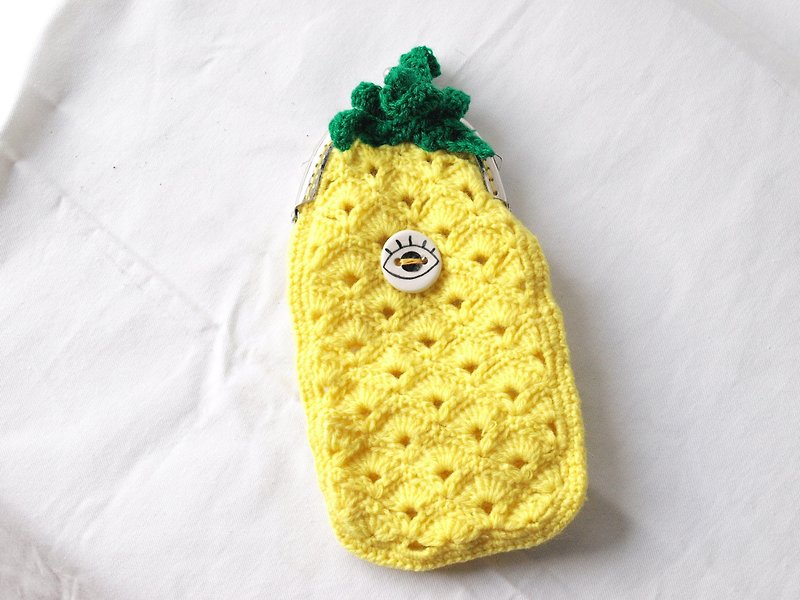 Pineapple bag - Coin Purses - Other Materials Yellow