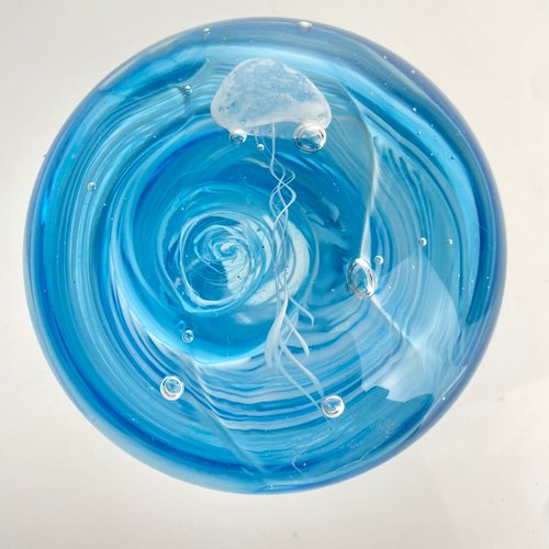 臺灣玻璃舘 水精靈-海洋之母 手作玻璃紙鎮 純手工製作