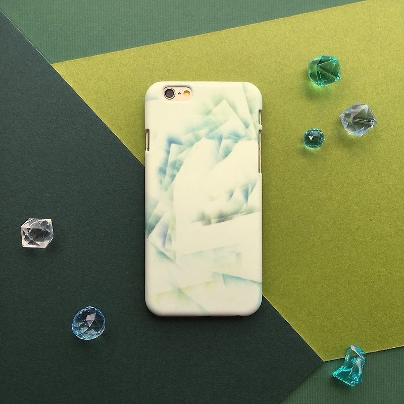 Appearance (Emerald) // Original Mobile Shell / Iphone6 ​​(plus) / Iphone7 (plus) / SONY / HTC / SAMSUNG / ASUS - Phone Cases - Plastic Green