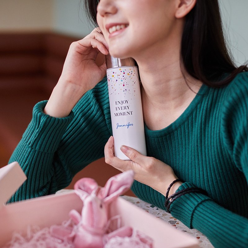 【客製化禮盒】保溫泡茶杯禮盒(客製英文名)語錄 生日禮物 母親節 - 茶壺/茶杯/茶具 - 不鏽鋼 多色