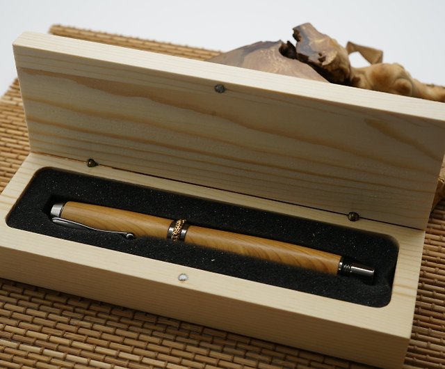 Handmade Ballpoint Pen, Precious Wood Series, Yew