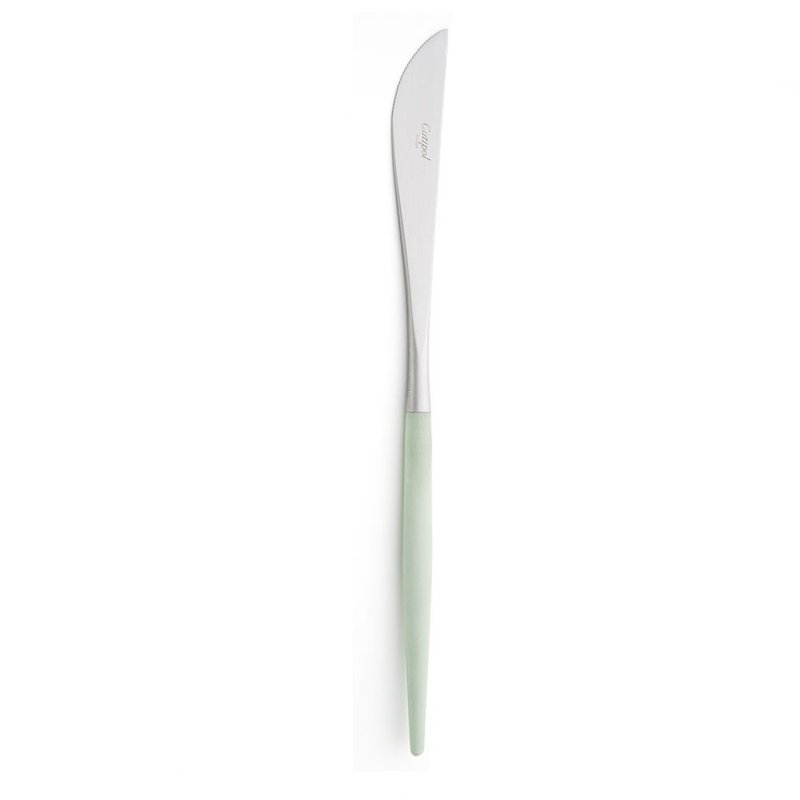 葡萄牙Cutipol GOA系列青玉柄22cm主餐刀 - 刀叉/湯匙/餐具組 - 不鏽鋼 綠色