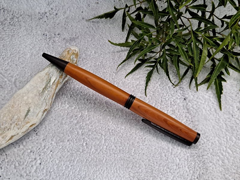 長檜材 手作りペン 油性ボールペン ロータリー - 油性・ゲルインクボールペン - 木製 