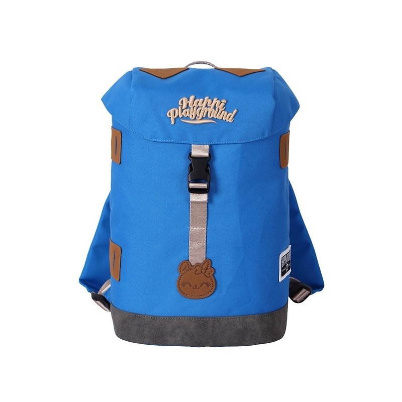 Street Explorer Kids Backpack (Ocean Blue) HappiPlayGround - กระเป๋าสะพาย - เส้นใยสังเคราะห์ สีน้ำเงิน