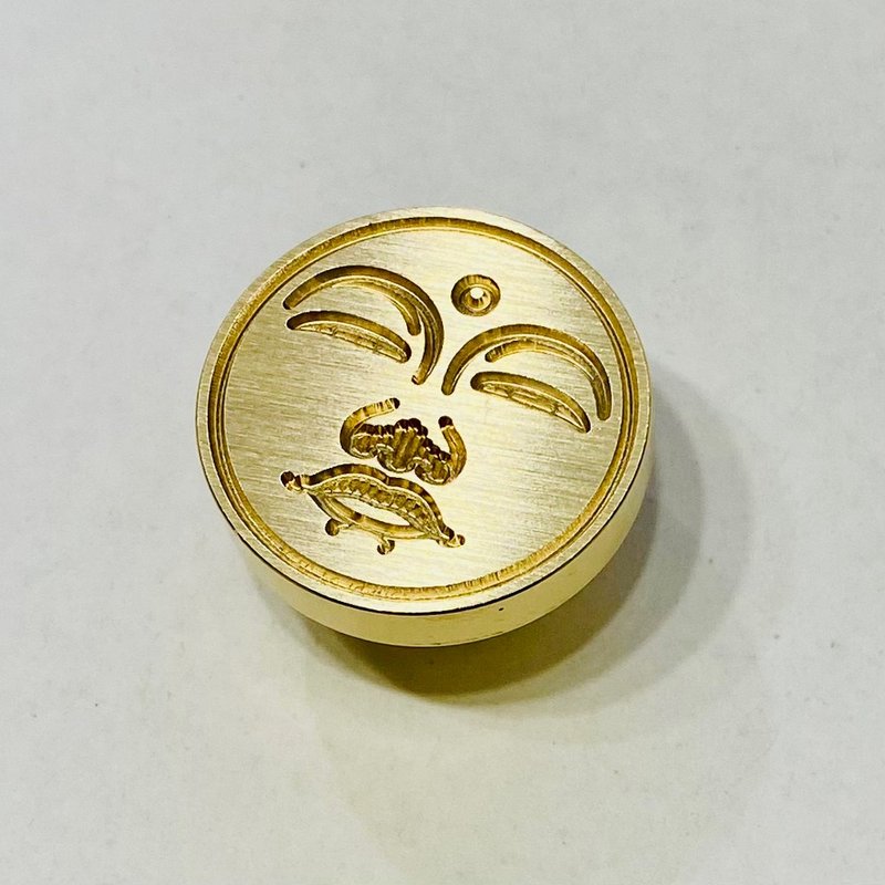 大仏封蝋　スタンプヘッド単体 - 印章/印台 - 其他金屬 金色