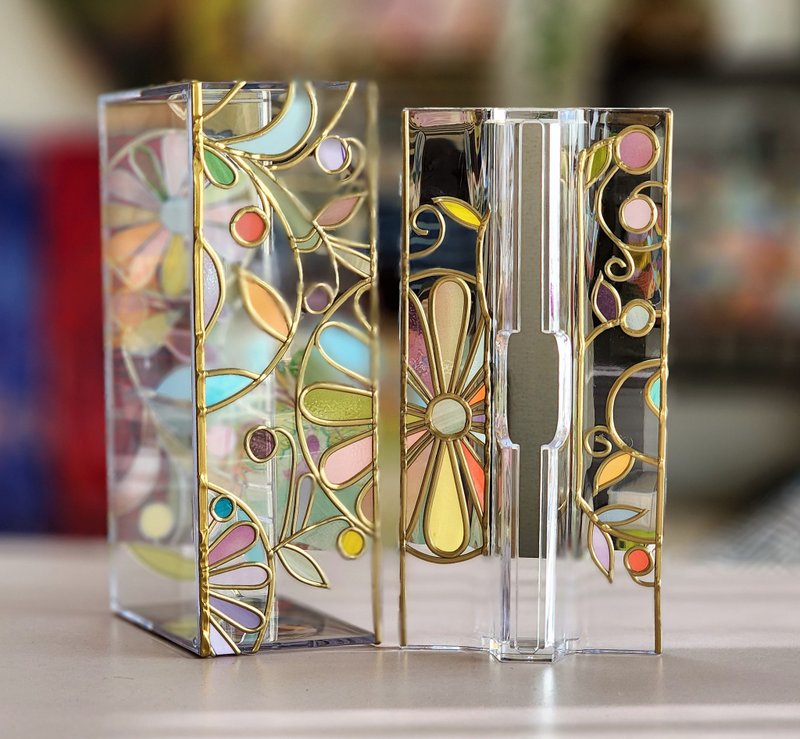 Order  Spring Banquet Gold   Paper Towel Case - Tissue Boxes - Acrylic Multicolor