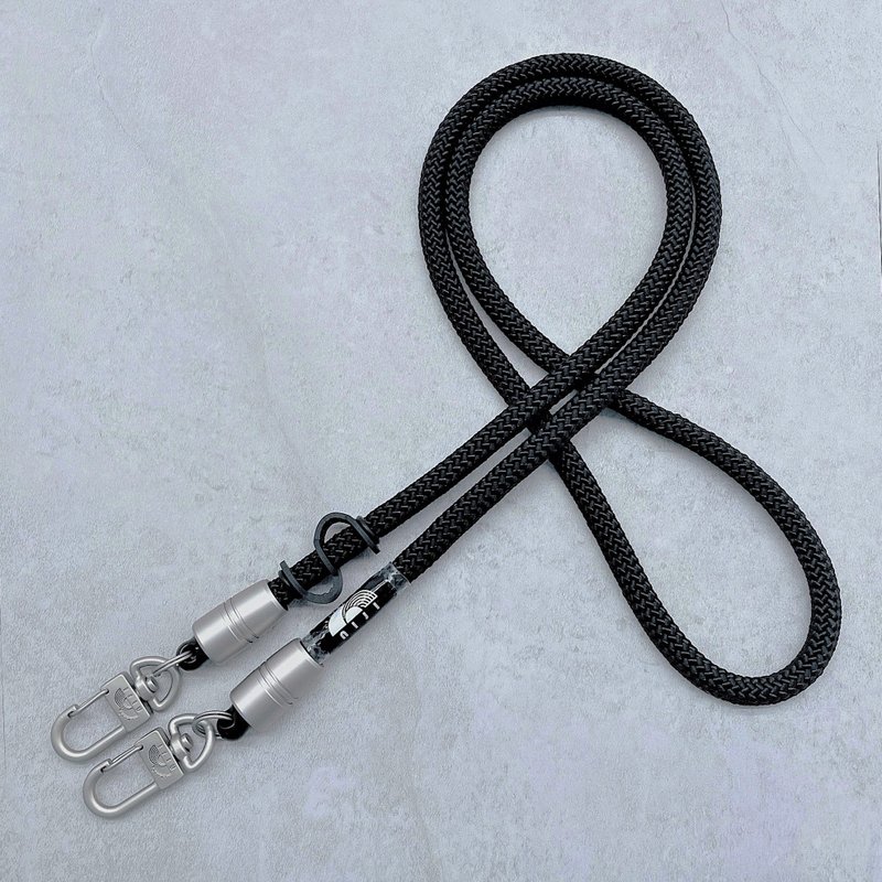 niji 手機掛繩 黑色 9.5mm  Black mobile strap - 其他 - 塑膠 黑色