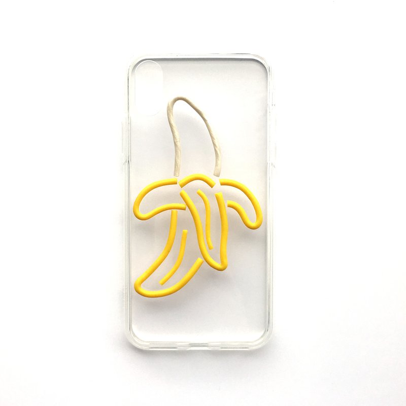 banana iPhoneケース - 手機殼/手機套 - 塑膠 黃色