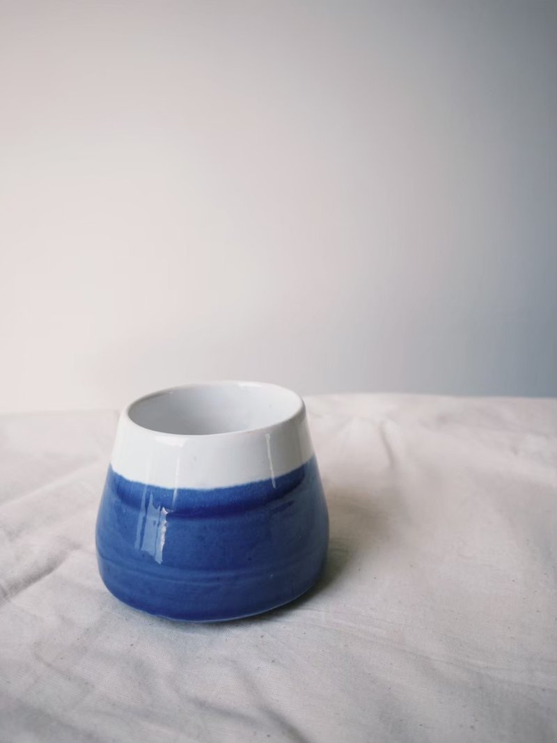 富士山杯 - 其他杯子 - 陶 藍色