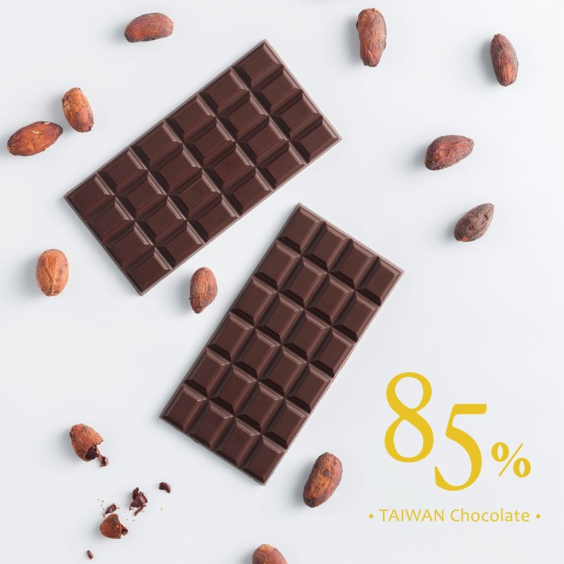 85% 經典迦納黑巧克力/減醣健康 - 巧克力 - 新鮮食材 咖啡色