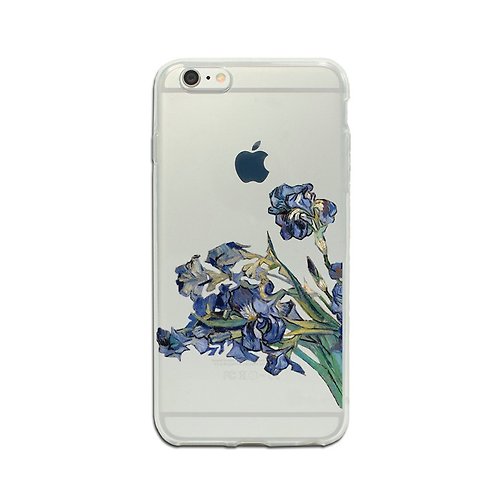 ModCases Clear Samsung Galaxy case iPhone case irises van Gogh 1102