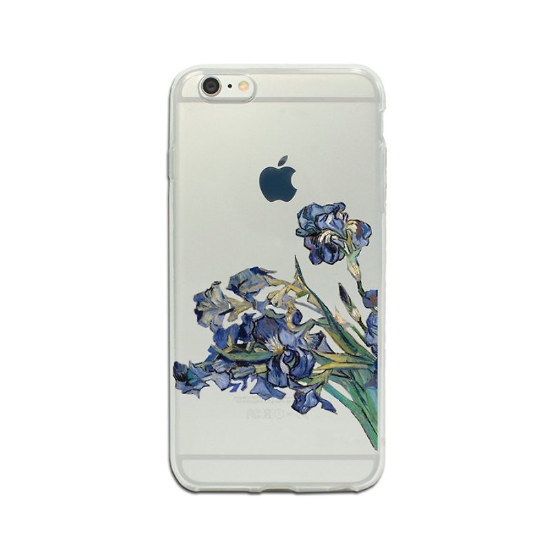 Clear Samsung Galaxy case iPhone case irises van Gogh 1102 - เคส/ซองมือถือ - อะคริลิค 