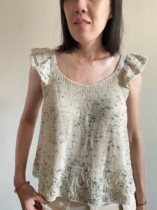 Charlotte's knitting dairy Vacation Tee 針織上衣中英文電子織圖