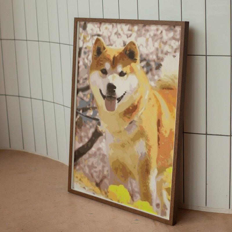 櫻見柴柴 創意數字油畫 【銷售排行榜】 - 插畫/繪畫/寫字 - 其他材質 