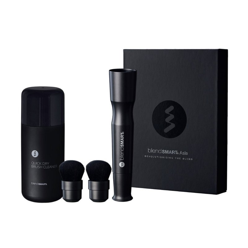 blendSMART 立體輪廓刷具組 (腮紅刷+修容/打亮刷) - 彩妝刷具/鏡子/梳子 - 其他人造纖維 黑色