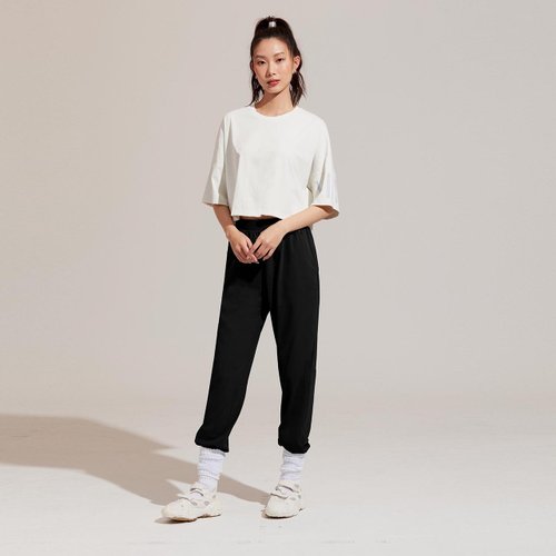 VOUX ULTRACOOL- 涼感修身速乾長褲-無煙煤黑