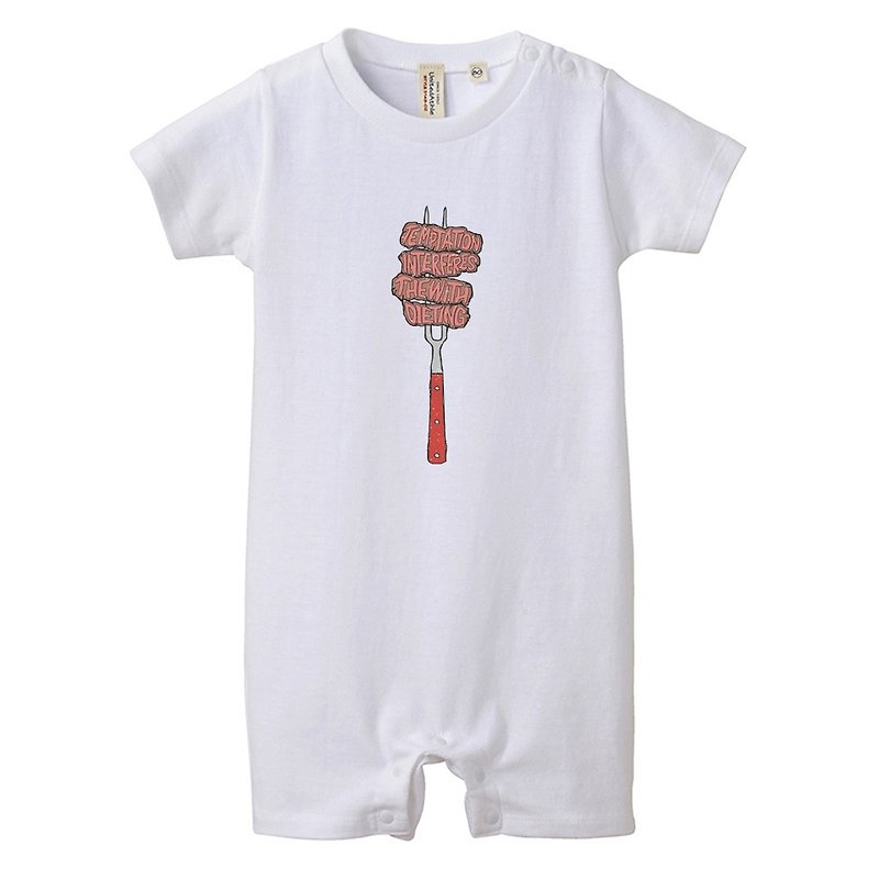 Rompers / Temptation interferes the with dieting - Other - Cotton & Hemp White