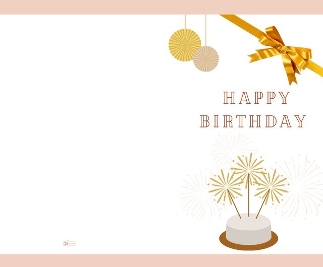 5x7 Instant Download Jpg Png PDF Print at Home Birthday Card 