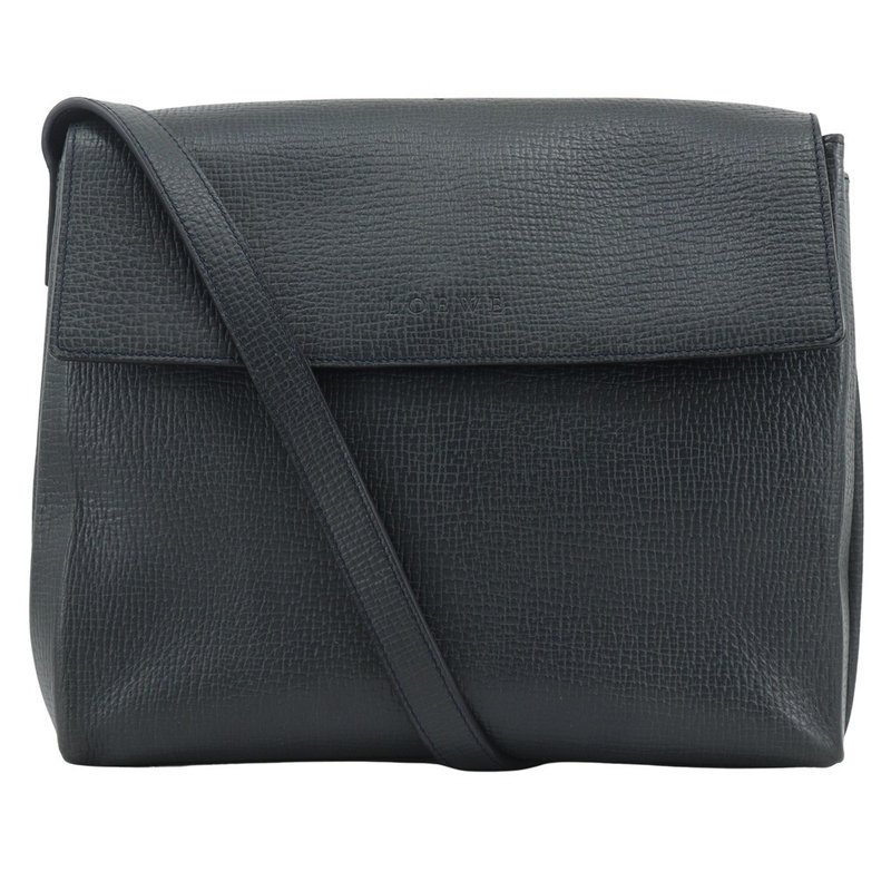 【日本直送】ロエベ LOEWE ワンショルダー ショルダーバッグ レザー グレー レディース【中古】 - 側背包/斜背包 - 真皮 灰色