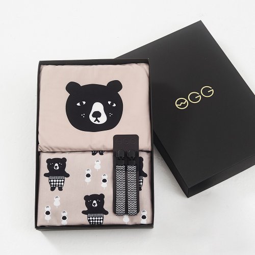 OGG 喔咯 推車四季被禮盒 | FluffBear 綿綿熊 ( 安撫被 )