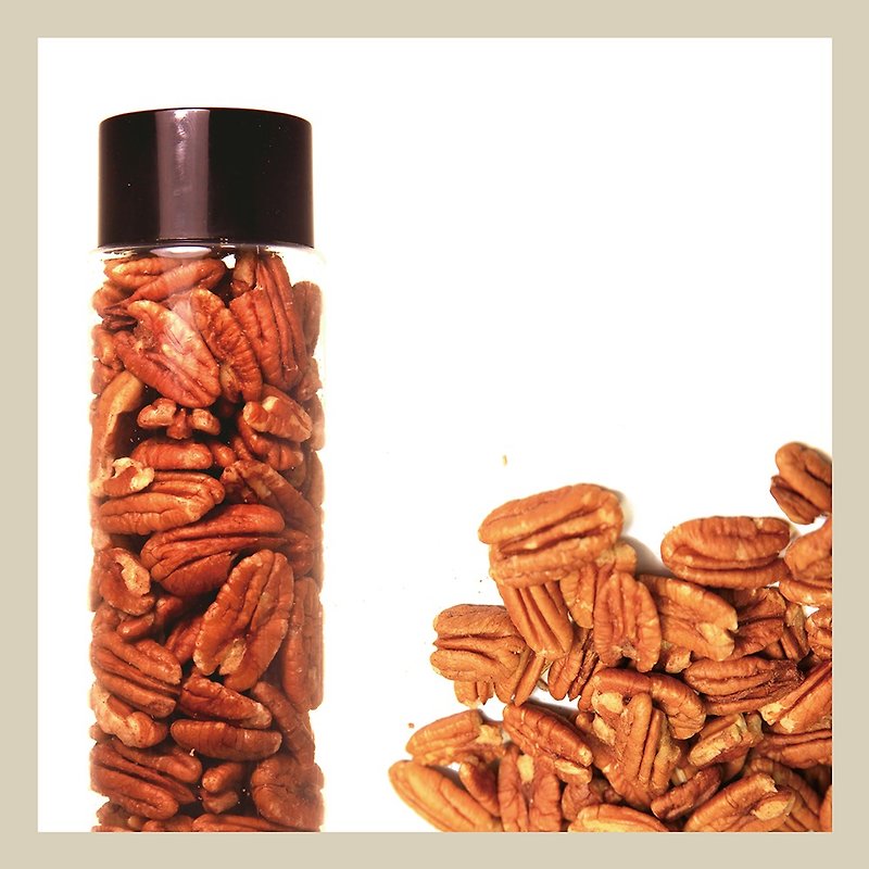 Oh ! Nuts 原味烘焙胡桃 Pecan / 新罐裝 - 堅果 - 塑膠 透明