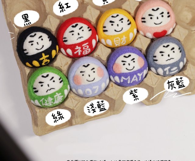 だるま　フェルト ◡̈❁ ⁡ だるまの置きかざり🎍 ⁡ 今年も作りました〜！ だるま