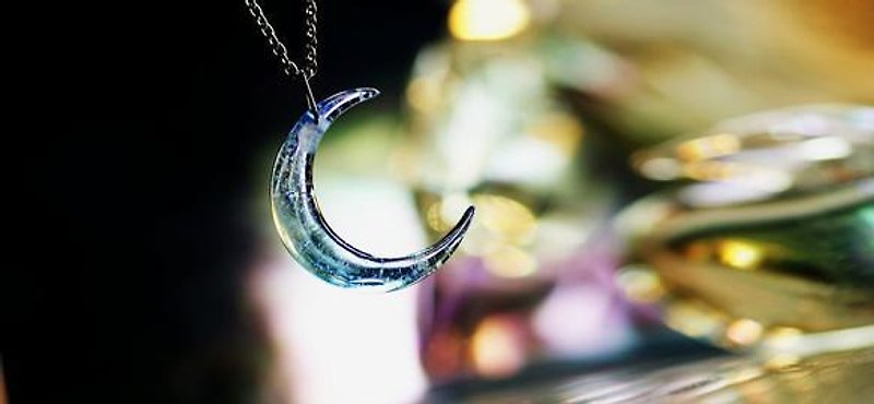 [Made to order] Rin-First quarter moon- - Necklaces - Other Metals 