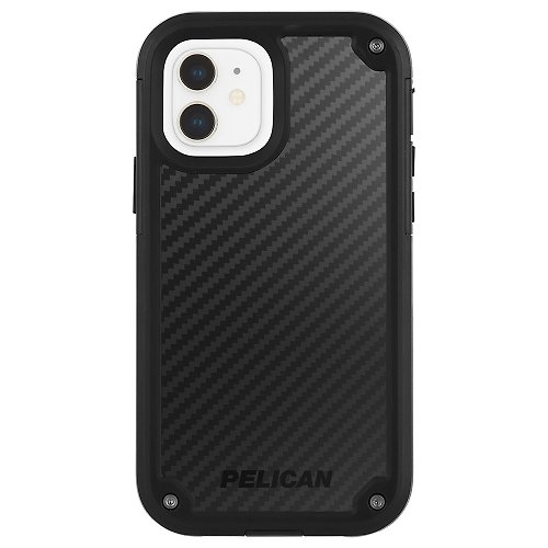 PELICAN 美國 Pelican iPhone 12 mini 防摔防塵手機殼Shield凱夫勒-黑