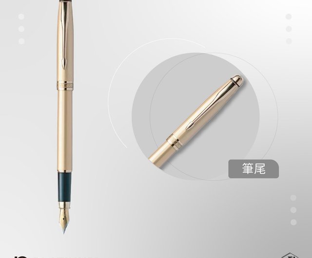 Parker 赤 万年筆 金メッキペン先 金にもいろいろありますが