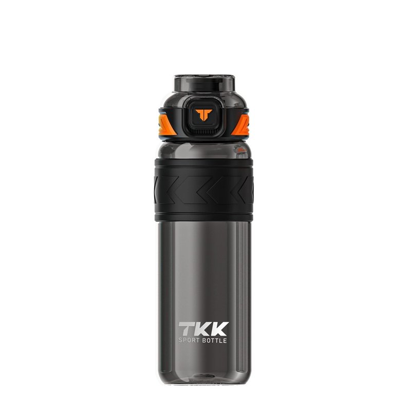 [TKK] Tritan series portable dual-purpose sports water bottle 600ML imported from the United States-Volcano Black - กระติกน้ำ - วัสดุอื่นๆ สีดำ