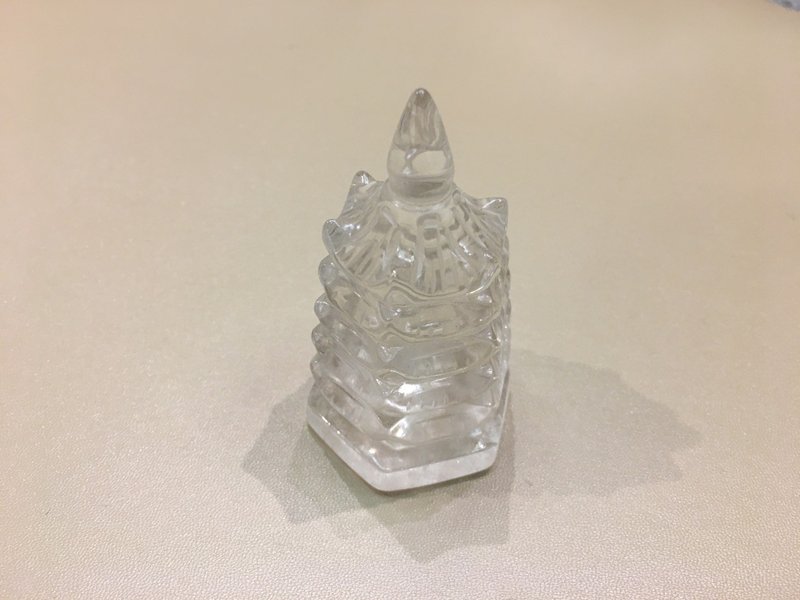 白水晶文昌塔 - 有助學習和學業 - 擺飾/家飾品 - 水晶 