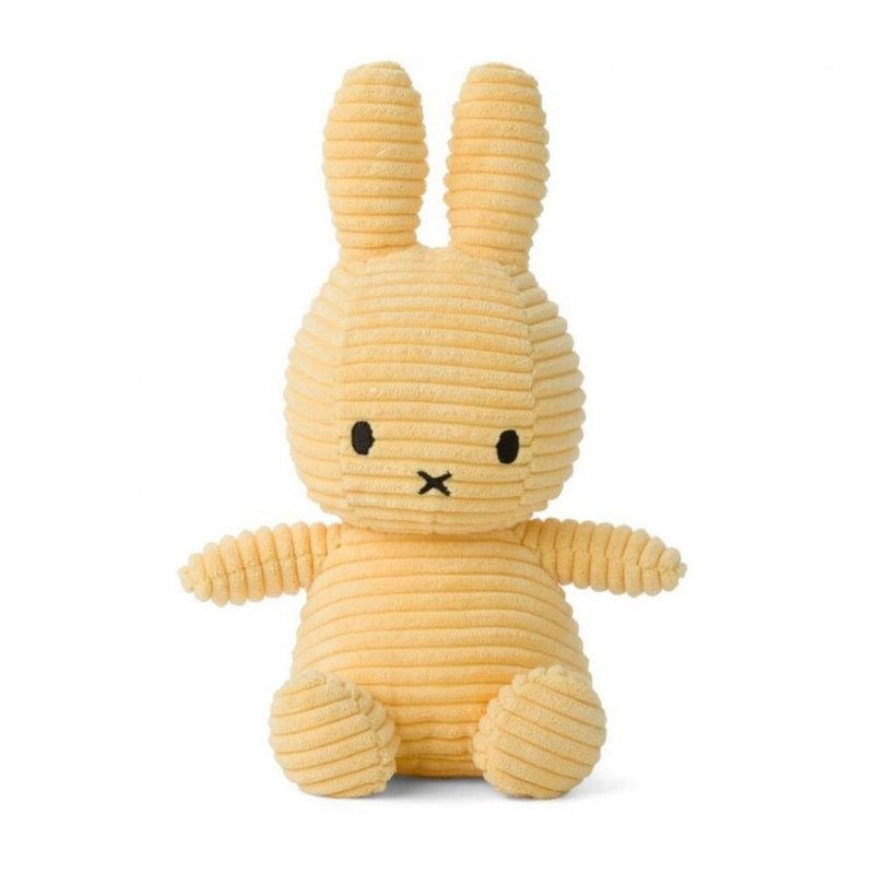 Miffy Sitting Corduroy buttercream - Kids' Toys - Cotton & Hemp Multicolor