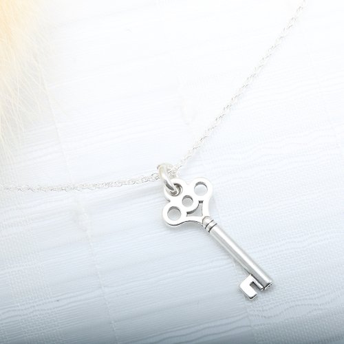 Angel & Me 珠寶銀飾 希望 愛的鑰匙 Key キー s925 純銀 項鍊 生日 週年 情人節 禮物