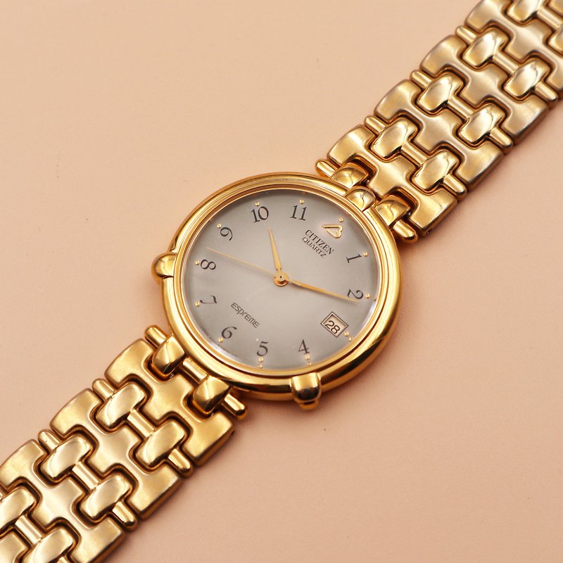 CITIZEN- 1988 Espreme超薄型石英イカチェーンベルトシリーズ広告 - 腕時計 - 金属 