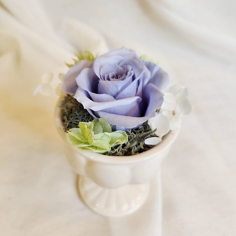 Eternal Flower Ceremony (Grey Blue) - ช่อดอกไม้แห้ง - พืช/ดอกไม้ 