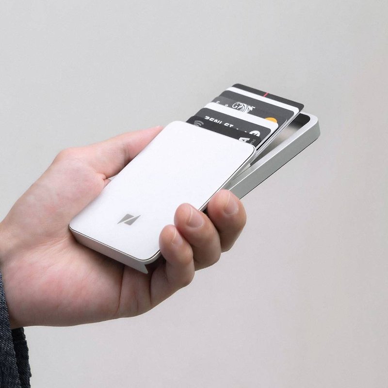 Zenlet 3 Plus RFID Blocking wallet. Two side tap & go. - Wallets - Aluminum Alloy Gray
