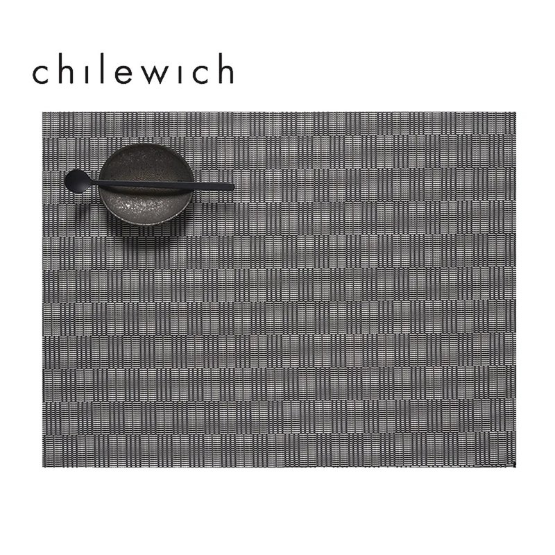 American Chilewich Chord Series-Placemat 36*48cm (Oak/OAK) - ผ้ารองโต๊ะ/ของตกแต่ง - ซิลิคอน สีเทา