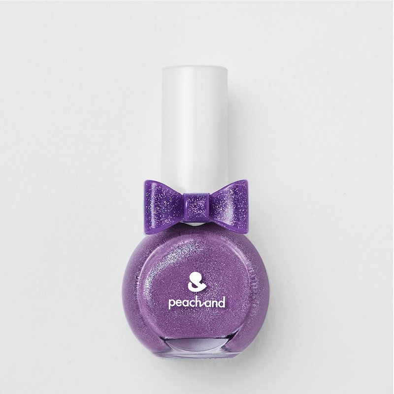 【peachand】Child-safe water-soluble nail polish (with ring) Sophia Dream - Nail Polish & Acrylic Nails - Other Materials Purple