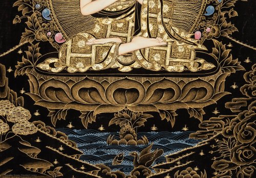 「大日如来」 黄綬褒章受章者制作　銅版仏画(エッチング)　送料無料　額付き 楽天市場】大日如来 銅造鍍金彫金仕上げ : 仏像仏画チベット美術