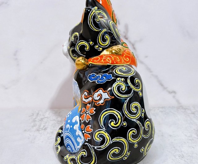 九谷焼招き猫 | 九谷焼白炭土菊水 - ショップ