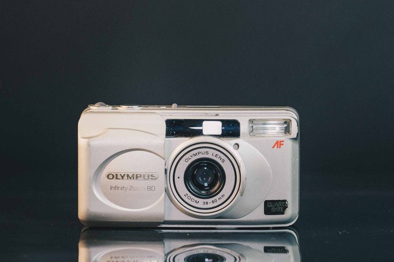 Olympus infinity zoom 80 point-and-shoot camera #135 film - Cameras - Other Metals Black